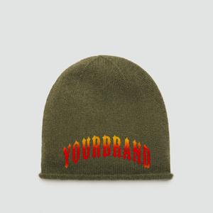 Hot Selling article <b>winter</b> Casual Wear Beanie For Men Jacquard knitted Custom Embroidered Logo Lightweight Warm Knitted Beanie - Product Image 6