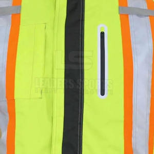 Chaqueta de Trabajo Reflectante de Alta Visibilidad, Transpirable, con Certificación CE, de Alta Calidad, Fabricada en Poliéster - Product Image 5