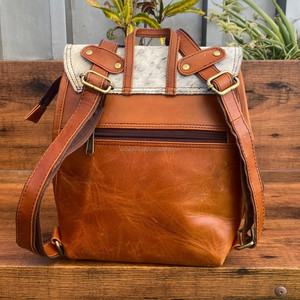 2025 vente chaude sac à dos en cuir de vachette unisexe 2-en-1 polyvalent école sac à bandoulière en gros en vrac sacs à la mode - Product Image 5