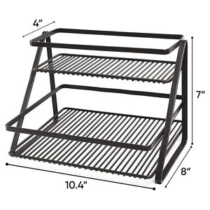 Estante Metálico de 3 Niveles para Especias, Organizador de Almacenamiento para Encimera de Cocina - Product Image 5