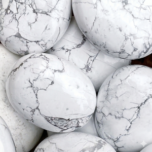 Natural White Howlite Palm Stones Polished Healing Crystals Smooth <b>Worry</b> <b>Stone</b> For Meditation Stress Relief Anxiety And Decor - Product Image 4