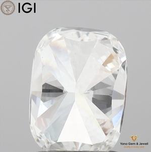 เพชรทรงคุชชั่น CVD ผลิตในห้องปฏิบัติการ สี E ความสะอาด VS2 น้ำหนัก 1.50 กะรัต พร้อมใบรับรอง IGI สำหรับแหวนแต่งงานสุดหรู - Product Image 4