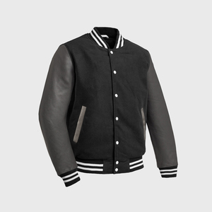 High Quality <b>Cheap</b> Price Winter Varsity <b>Jackets</b> Warm Winter Lightweight <b>Leather</b> Sleeve <b>Men</b> Varsity <b>Jackets</b> - Product Image 3