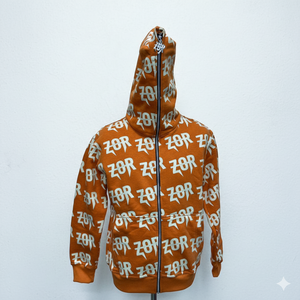 Sudadera con capucha y cremallera completa para hombre, con logo serigrafiado personalizado de la mejor calidad, 100% algodón polar, 450 gsm, cómoda y transpirable. - Product Image 4