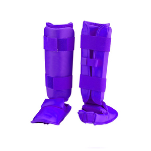 Protège-tibias de kickboxing haut de gamme, coussinets d'entraînement antichoc, protège-jambes professionnels de Muay Thai, protège-tibias réglables - Product Image 3