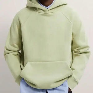 Men's Fleece Hoodie With Stand up Collar Half Zipper Long Sleeves - Product Image 1