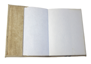 Cuadernos Hechos a Mano con Papel Reciclado de Algodón, Tapa Dura, Recargables, con Diseño de Pájaros Impresos en Serigrafía Multicolor - Product Image 3