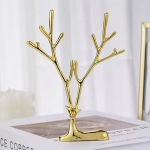 Figura Decorativa Premium de Reno en Metal para Decoración Navideña del Hogar - Product Image 4