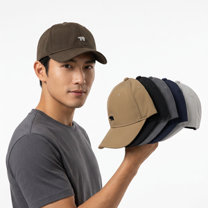 Unisex 6-Panel Baseball Cap Embroidered Bear Logo Adjustable Breathable <b>Waterproof</b> Polyester Casual <b>Hat</b> for Adults - Product Image 5