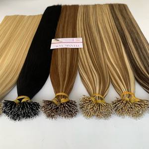 Usine prix de gros Nano Tip Extensions de cheveux Remy 100% cheveux humains de haute qualité vierge vietnamien cuticule aligné brut - Product Image 3