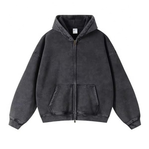 Men's <b>Hooded</b> Half <b>Zip</b> Sweatshirt Regular Fit Solid Color Casual French Terry Knitted Autumn Wear - Product Image 6