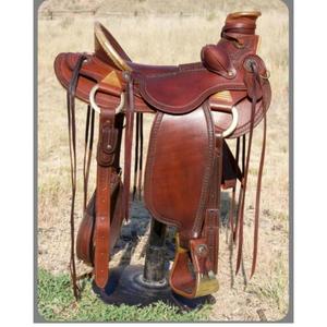 BS International NA295 Vintage Style Genuine Leather Bamboo Race Saddle Custom Engraving Sustainable Design-Durable Equestrian - Product Image 5