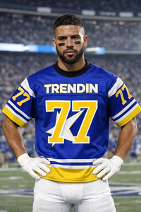 Camisetas de Fútbol Transpirables de Verano de Alta Calidad con Estampado por Sublimación y Bordado para Hombre, Estilo Hip Hop, para Práctica Deportiva en Equipo - Product Image 6