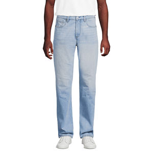High Stretch Classic Fit Pants Mid <b>Waist</b> Trousers Waxed Denim Multi Colors Availability <b>Jeans</b> for Men - Product Image 1