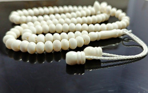 Cuentas de Oración Islámicas de Hueso – Tasbih Misbaha de 99 Cuentas, Cuentas de Oración Musulmanas Hechas a Mano, Naturales - Product Image 2