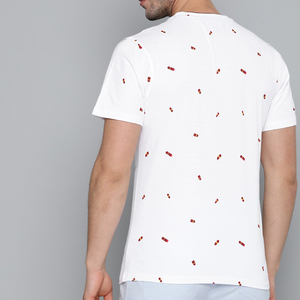 เสื้อยืดเปล่าคุณภาพเยี่ยม ไม่มีใครเทียบ เสื้อยืดคอกลมผ้าฝ้ายเรียบ สำหรับผู้ชาย คุณภาพสูง ระบายอากาศได้ดี รับผลิตเสื้อยืดแบบ OEM พร้อมสกรีนโลโก้ ขายส่ง - Product Image 3