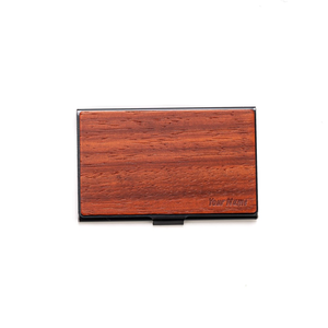 Wood Business <b>Card</b> Case Name <b>Card</b> Holder Desk Organizer Display Wood Business <b>Card</b> Holder - Product Image 1