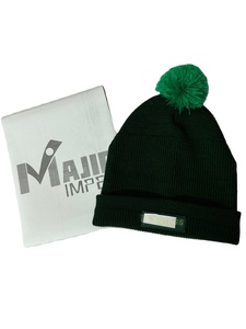 Gorro de invierno de punto personalizado profesional Unisex gorro de alta calidad cálido 3D bordado patrón de dibujos animados gorros de tela en relieve - Product Image 2