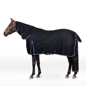 Couverture de cheval personnalisée avec logo, nouvelle collection, qualité supérieure, Oxford 1200D, imperméable, légère, respirante, protection extérieure toutes saisons - Product Image 2