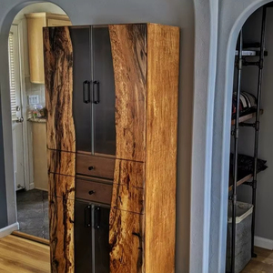Meuble de salon moderne en bois massif pour salle à manger et hôtel, rangement écologique avec tiroirs et grande capacité - Product Image 1
