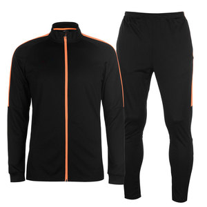 Ensemble de survêtement sportif noir slim fit pour homme, fermeture éclair intégrale, tenue d'entraînement et de jogging, vêtements de sport OEM - Product Image 4