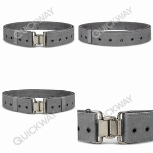 Grey Heavy Duty Webbing <b>Belt</b> Adjustable <b>Work</b> <b>Belt</b> for Men, Outdoor, Hunting & Adventure Sports - Product Image 6