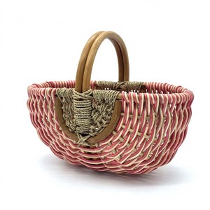 <b>Small</b> rattan picnic <b>basket</b> hand-weave <b>baskets</b> multi use hampers supplier direct sale picnicware - Product Image 5