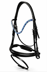 ALR EQUESTRIANS Handcrafted Durable Genuine Leather Customizable Horse <b>Bits</b> Custom Design Multiple Colors Comfortable Fit - Product Image 2
