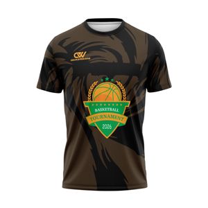 Camiseta de Baloncesto Personalizada por Sublimación, Transpirable, de Fibra de Poliéster, Manga Corta, Venta al Por Mayor, MOQ Bajo - Product Image 1