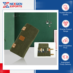 Reputed Supplier Selling Standard Quality Large Capacity Multi-Purpose PU <b>Leather</b> <b>Tool</b> Case for Global Bulk Buyers - Product Image 2