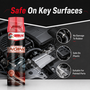 Nettoyant pour <span class=keywords><strong>compartiment</strong></span> <span class=keywords><strong>moteur</strong></span> Getsun, aérosol dégraissant, spray anti-taches d'huile, anti-poussière, sûr pour les surfaces automobiles, le plastique, le caoutchouc et la peinture - Product Image 5