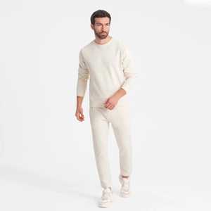 Chándal de cuello redondo para hombre, estilo jogger, para espacios públicos en EE. UU. y Europa, servicio OEM, ropa de moda. - Product Image 6