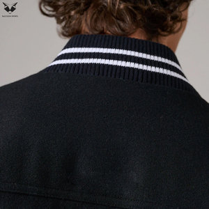 Chaqueta Varsity Personalizada al por Mayor con Logotipo Bordado para Hombre, Chaqueta Bomber de Estilo Urbano con Parches, Chaqueta de Béisbol de Alta Calidad - Product Image 3
