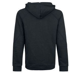 <b>Men's</b> <b>Navy</b> Blue Hooded Sweatshirt Regular Fit Cotton <b>Fleece</b> Casual Autumn Wear - Product Image 6