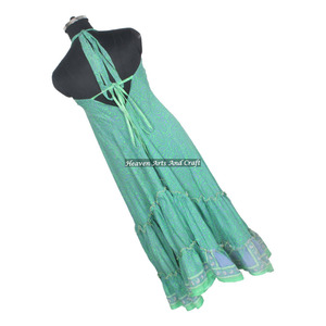 Nuevo Vestido Hippy Boho, <span class=keywords><strong>Compra</strong></span> en Línea, Ropa <span class=keywords><strong>de</strong></span> Mujer, Sari <span class=keywords><strong>de</strong></span> Seda, Vestido Ibiza, Vestido <span class=keywords><strong>de</strong></span> Noche Elegante para Mujer, Vestido <span class=keywords><strong>de</strong></span> Noche sin Mangas - Product Image 5