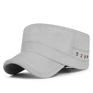 Wholesale <b>Flat</b> Cap Unisex Adjustable Breathable <b>Flat</b> Caps Beige Casual Style Outdoor Spring Summer Wear Adults ODM OEM - Product Image 4