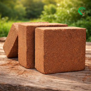 Fabricante de Turba de Coco en India, Tamil Nadu, con Alta Capacidad de Retención de Agua de 75L, Dimensiones 30x30x12 cm, Bajo Contenido de CE, Mayorista en India - Product Image 2