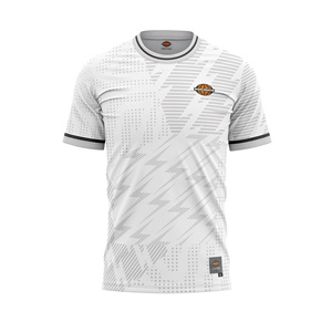 เสื้อกีฬาสั้นสั่งทำคุณภาพดี MADE4MATCH พิมพ์ลายแบบซับลิเมชั่น โพลีเอสเตอร์ ระบายเหงื่อได้ดี พร้อมโลโก้ทีมและชื่อผู้เล่น - Product Image 1