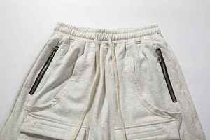 Custom Mens Cotton Spandex <b>Cargo</b> <b>Shorts</b> Six Pocket Relaxed Fit Casual Utility Streetwear Bottoms - Product Image 5