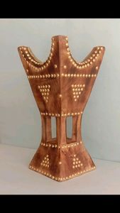 Porte-encens Mabkhara en bois élégant, fait main, brûleur d'encens en bois de santal avec calligraphie arabe pour une utilisation aromatique - Product Image 4
