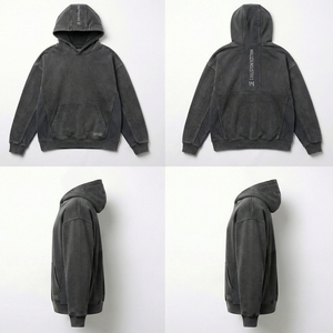 Sweat à capuche oversize Aura Recovery par MALUZA INDUSTRIES, en molleton 100% coton, épais, pour l'hiver, style urbain - Product Image 6