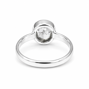 Anillo Minimalista de Cuarzo Herkimer Natural, Plata 925, Hecho a Mano, Cuarzo Crudo Solitario, Joyería Fina, Mayorista - Product Image 5