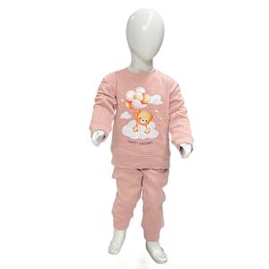 Conjunto Deportivo de Algodón Orgánico para Bebés, Color Sólido, Suave, Estilo Casual, para Niños y Niñas - Product Image 1