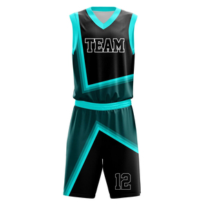 Wholesale Latest Design Lightweight Printed Breathable Quick Dry Basketball Uniform Custom Private Label Sports Wear Team - Product Image 2