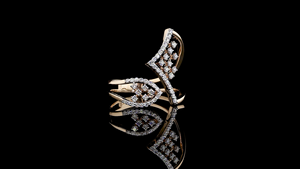 Designer Open Style 14K Gold Lab Grown Diamond <b>Ring</b> | IGI Certified Elegant Party Wear <b>Statement</b> <b>Ring</b> for Women - Product Image 2
