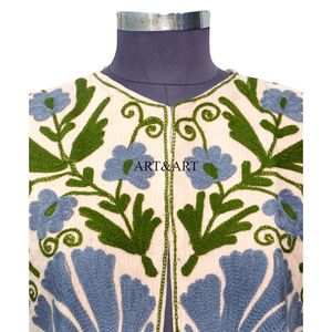 Chaleco estilo vintage para mujer con estampado floral, cuello redondo, tela Cotrise, informal, para todas las estaciones, sin mangas. - Product Image 6