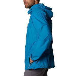 เสื้อแจ็คเก็ตกันลมแบบมีฮู้ด ผ้าไมโครฟลีซ ยืดหยุ่นได้ พิมพ์โลโก้ได้ตามต้องการ กันน้ำ สำหรับกิจกรรมกลางแจ้ง ฤดูร้อน เหมาะสำหรับทุกเพศทุกวัย รวมถึงไซส์พลัส - Product Image 4