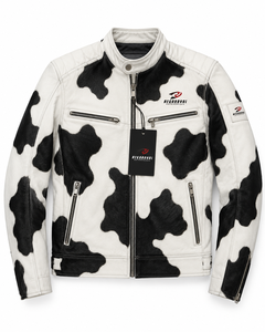 Blouson universitaire vintage en cuir de vachette lavé pour homme, finition vieillie, idéal pour les tenues décontractées et les activités de plein air, faible MOQ, vente en gros - Product Image 1