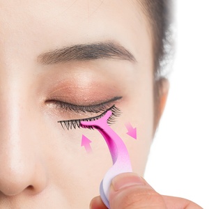 Pince à cils en acier inoxydable durable et réutilisable, applicateur pour extensions de cils, recourbe-cils, pince de maquillage - Product Image 6