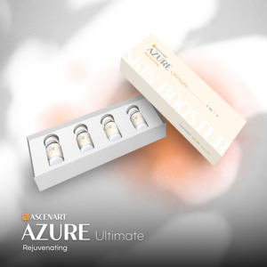 Ascenart Azure EGF Niacinamide Acide Hyaluronique Gel Booster Quotidien Doux pour la Peau 5ml*4 Flacons Soin Visage Hydratation et Élasticité - Product Image 3